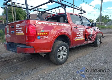 2022 Ford Ranger Xlt z USA, uszkodzony, nr VIN 1FTER4FH6NLD51131